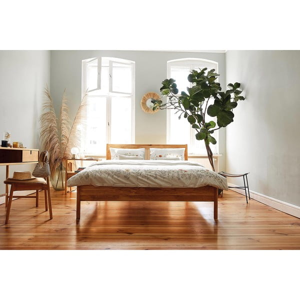 Дъбово единично легло 90x200 cm в естествен цвят Pola - The Beds-image-4