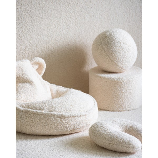 Кремав детски пуф от букле – Wigiwama-image-2