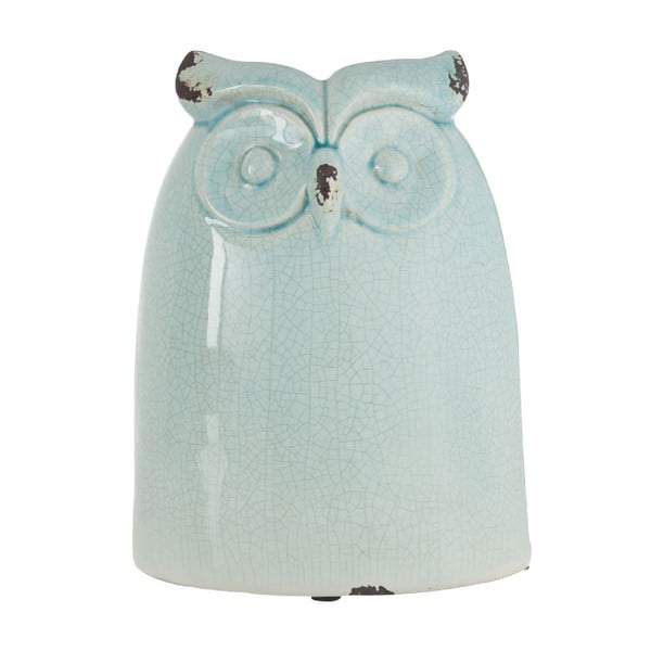 Dekorace Azure Owl, 28 cm