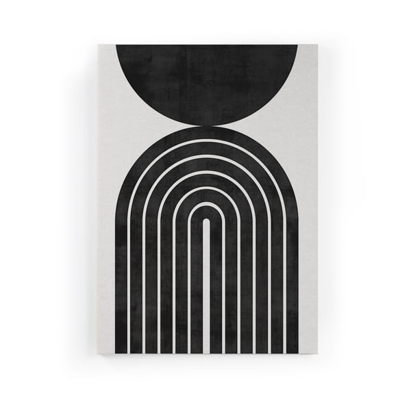Черно-бял плакат , 50 x 70 cm Black Figures - Surdic