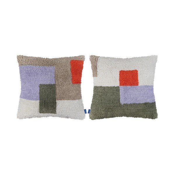 Памучна калъфка за възглавница 50x50 cm Brick – Mette Ditmer Denmark-image-4