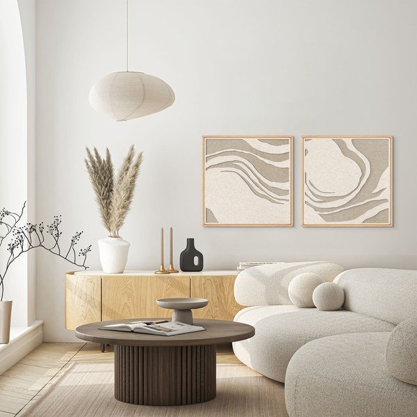 3D картина с включена рамка/акустична 62x62 cm Silent Whisper 1 – Malerifabrikken-image-2