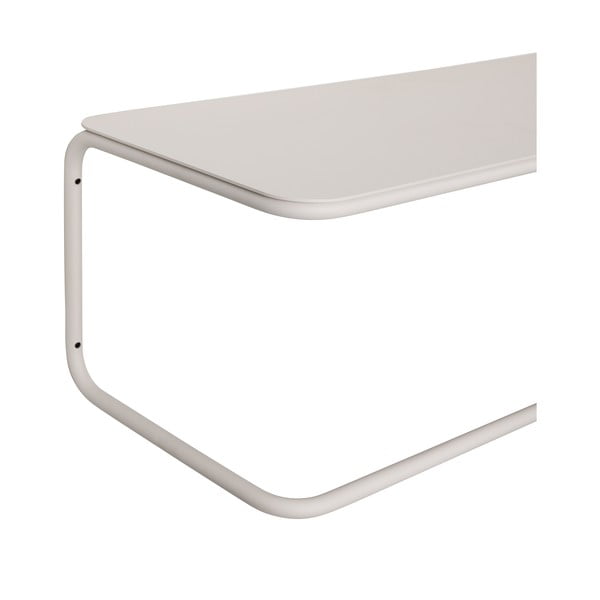 Бяла метална стенна закачалка с рафт Welcome – Hübsch-image-2