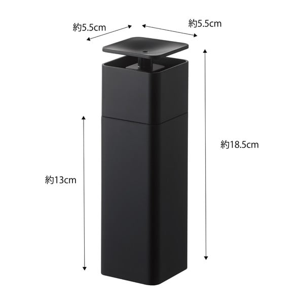 Черен дозатор за перилен препарат Yamazaki , 250 ml Tower - YAMAZAKI-image-2