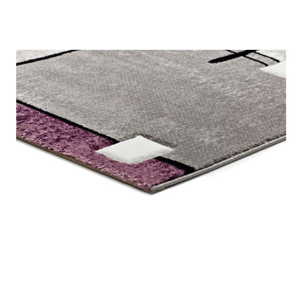 Сив и лилав килим Детройт, 80 x 150 cm - Universal-image-2