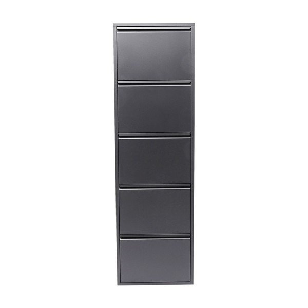 Антрацитно сив стелаж за обувки Caruso - Kare Design-image-1