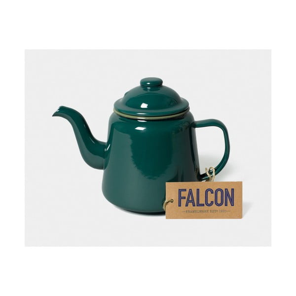 Чайник от зелен емайл, 1 л - Falcon Enamelware