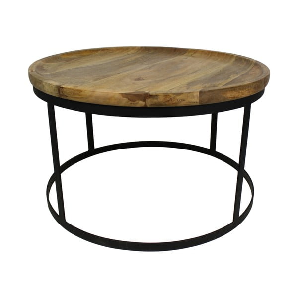 Konferenční stolek ze dřeva a kovu HSM collection Zen
