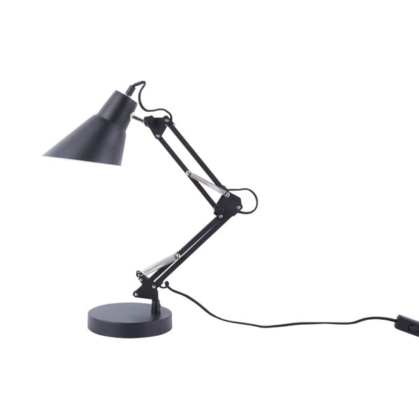 Черна желязна настолна лампа Fit - Leitmotiv