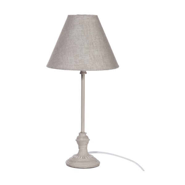 Stolní lampa Jolipa 40 cm, šedá