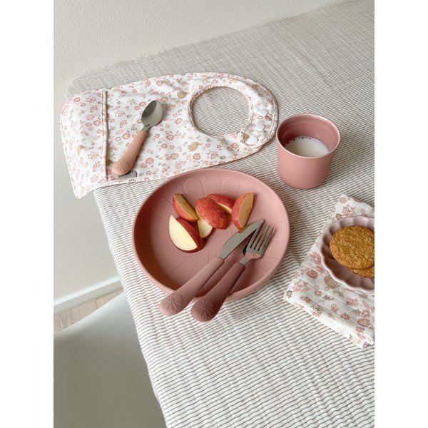 Детски прибори за хранене от силикон 3 бр. Rose Mix – Cam Cam Copenhagen-image-3