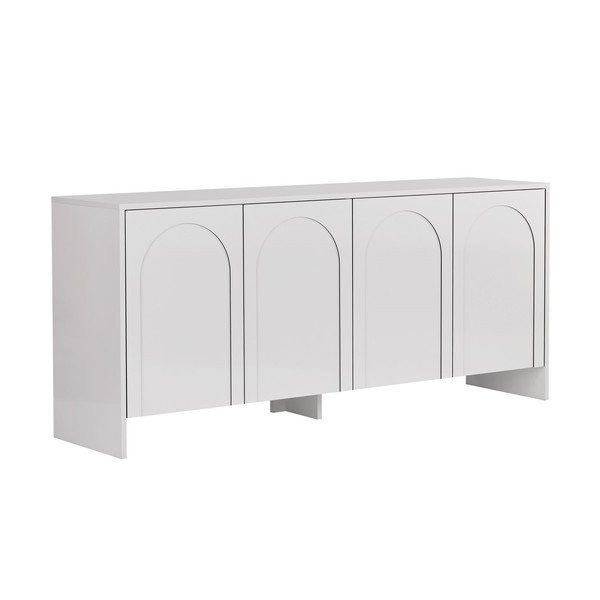 Бял скрин 180x80x45 cm Arlen  – Kalune Design