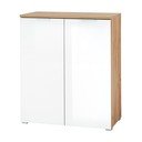 Бял шкаф за обувки в дъбов декор Telde - Germania