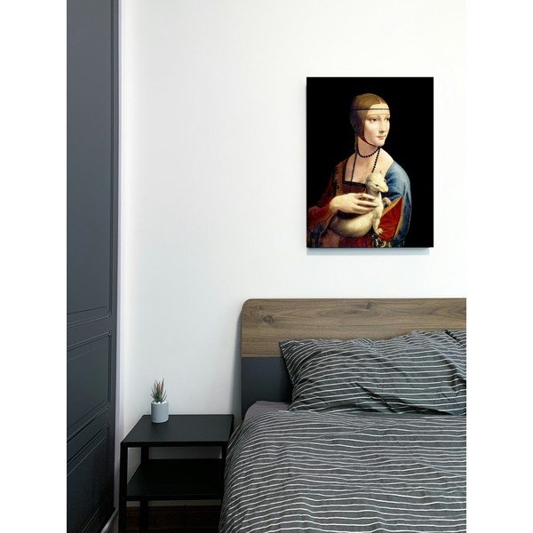 Живопис - репродукция 50x70 cm Lady with an Ermine, Leonardo Da Vinci - Fedkolor-image-1