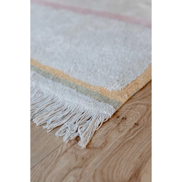 Розов и кремав ръчно изработен памучен килим подходящ за пране 200x300 cm Lanes Vintage Nude – Lorena Canals-image-3