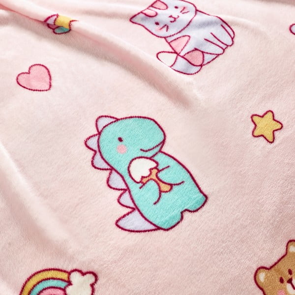 Розово бебешко одеяло от флийс 130x170 cm Forever Together – Catherine Lansfield-image-3