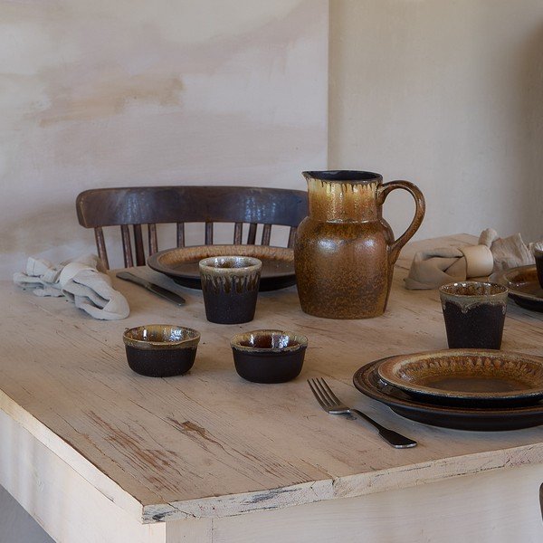 Кафяв глинен съд за масло Poterie – Casafina-image-1