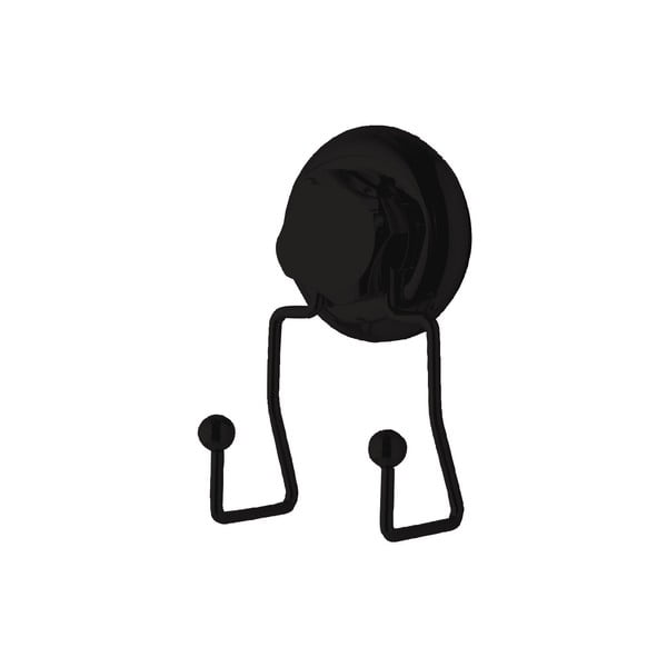 Черна самоподдържаща се кука за стена Двойна черна Bestlock - Compactor-image-3