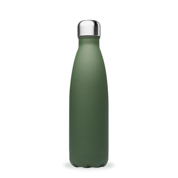 Зелена пътна бутилка от неръждаема стомана 500 ml Granite - Qwetch-image-1