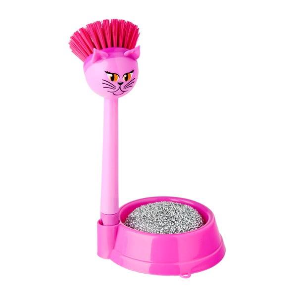 Sada na mytí nádobí Vigar Pink Cat