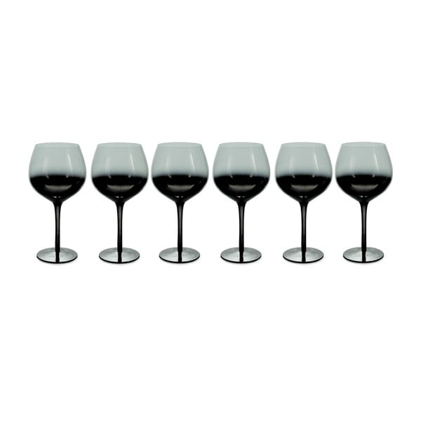 Sada 6 vysokých sklenic na červené víno Villa d'Este Avenue