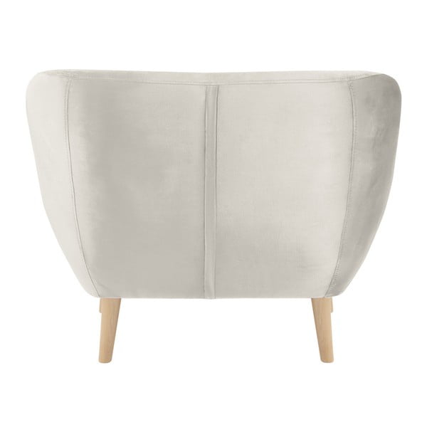 Krémové křeslo Mazzini Sofas Amelie-image-4