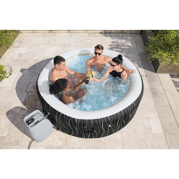 Надуваемо джакузи за 6 души ø 196 cm дълбочина 66 cm Lay-Z-Spa – Bestway-image-1