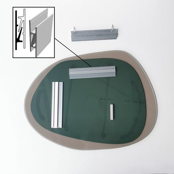 Стенно огледало Aqua, дължина 55 cm - Neostill-image-4