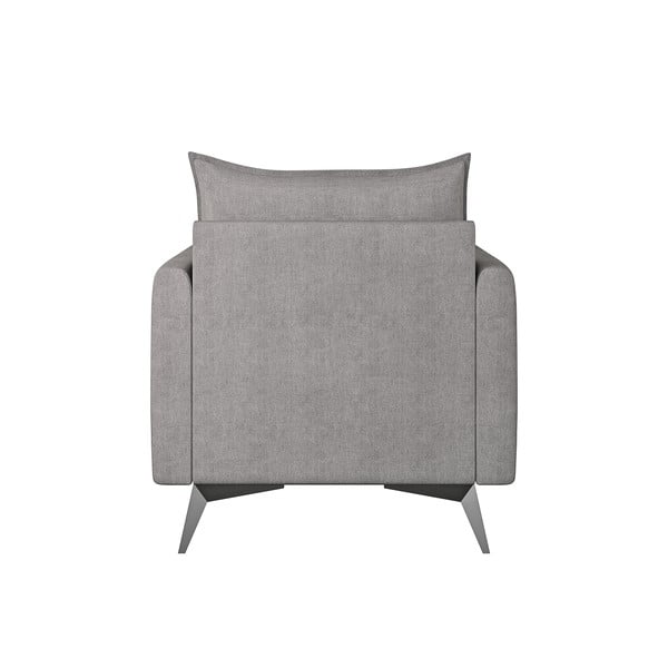 Сиво кресло Juli Bis – Ropez-image-2