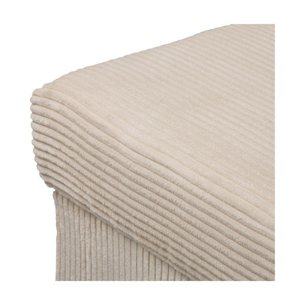 Кремава табуретка от велур Ariella - Ropez-image-4