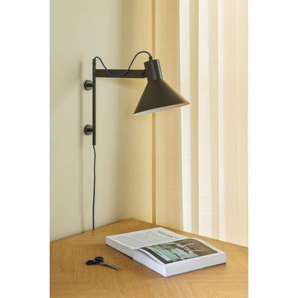 Кафява стенна лампа Studio – Hübsch-image-1