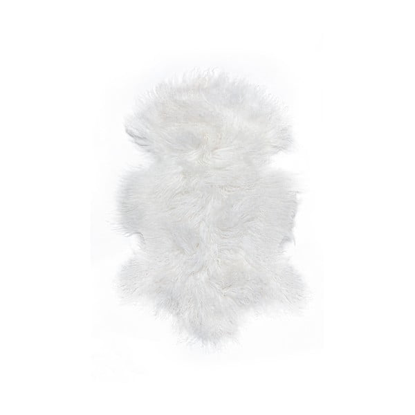 Бяла тибетска овча кожа , 60 x 90 cm - Bonami Selection