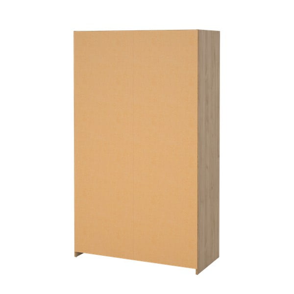 Дъбов гардероб в бяло и бежово 105x180 cm Kit - Tvilum-image-1