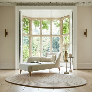 Кремав вълнен килим 200x290 cm Puddle Wool – Flair Rugs
