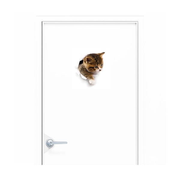 Стикер за стена Скриване на котка - Ambiance-image-1
