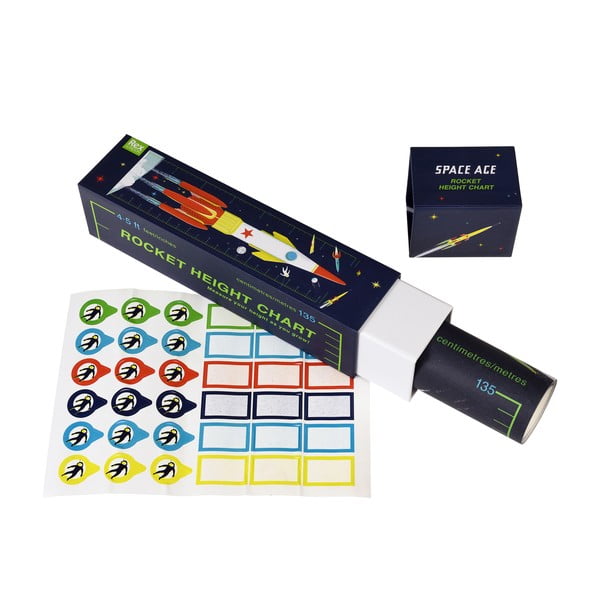 Детски стикер 28,5x115 cm Space Age - Rex London-image-2