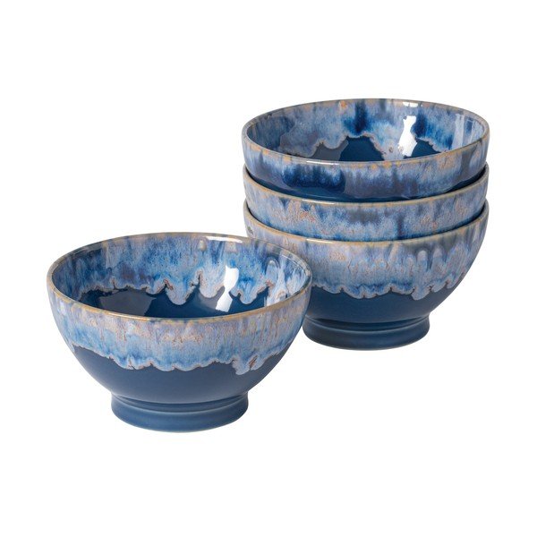 Сини керамични купички в комплект от 4 части ø 15 cm Latte - Costa Nova