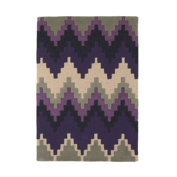 Vlněný koberec Cuzzo Purple 160x230 cm