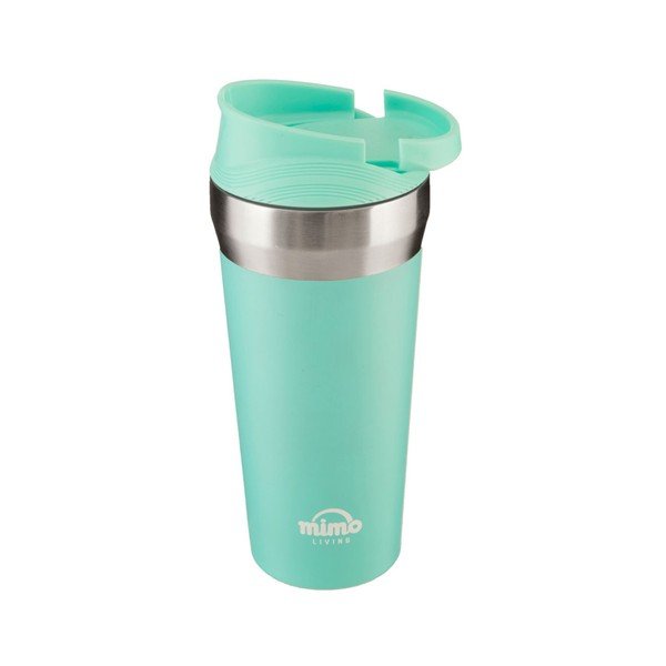 Tyrkysový nerezový cestovní termohrnek Premier Housewares Mimo, 380 ml-image-1
