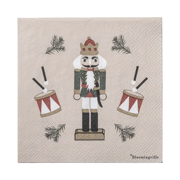 Хартиени салфетки в комплект от 20 бр. 25x25 cm Jolly – Bloomingville-image-2