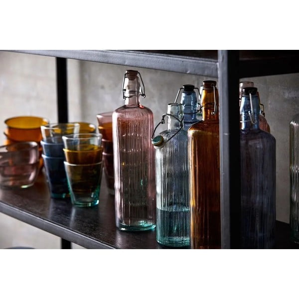 Розова стъклена бутилка 1,2 л Kusintha - Bitz-image-2