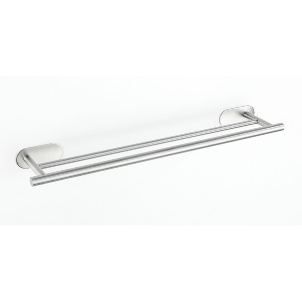 Матово-сребриста самозалепваща поставка за кърпи от неръждаема стомана Orea Duo – Wenko-image-3