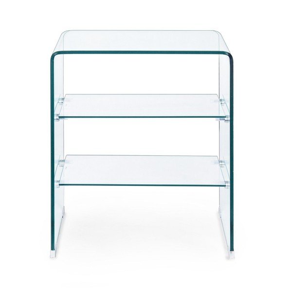 Стъклена странична масичка 40x50 cm Iride – Bizzotto