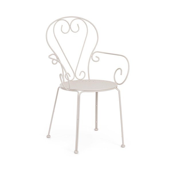 Бежов метален градински стол Etienne – Bizzotto