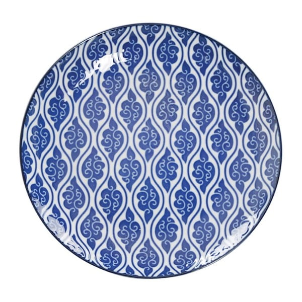 Modrý porcelánový talíř Tokyo Design Studio Cloud