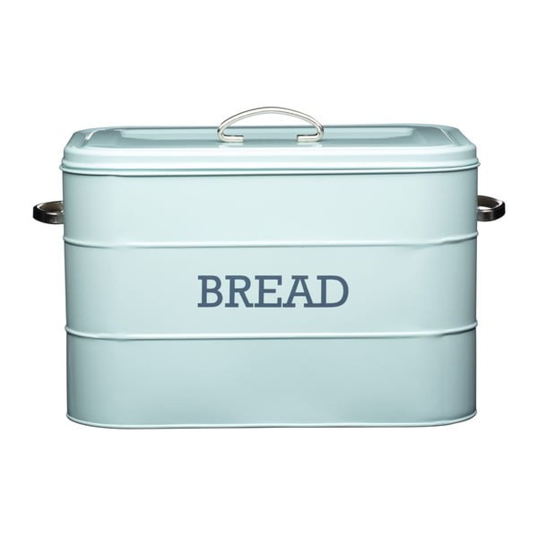Носталгична синя калаена кутия за хляб Living Nostalgia - Kitchen Craft