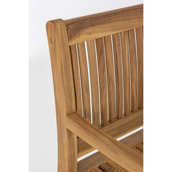 Градинска пейка от масивно дърво в естествен цвят Noemi – Bizzotto-image-1