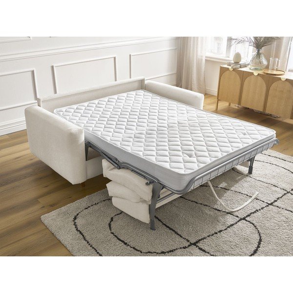 Бежов диван за ежедневно спане/сгъваем 200 cm Cocoone – Bobochic Paris-image-1