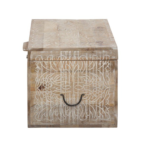 Ракла от масивно манго в естествен цвят 45x50 cm Malati – Støraa-image-4