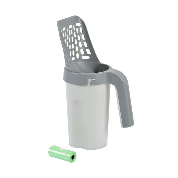 Светлосива лопатка 16x11 cm – Love Story